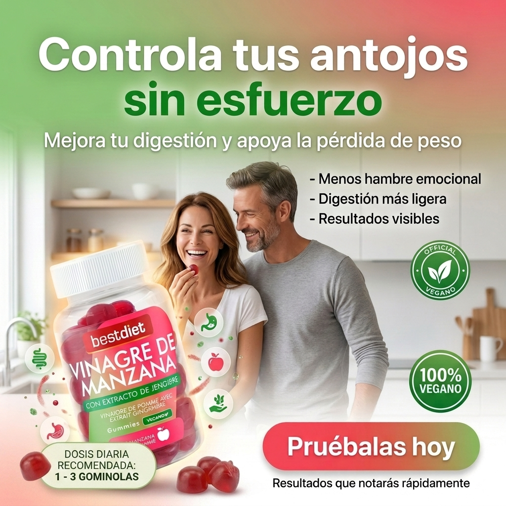 Gummies de Vinagre de Manzana – Llévate HOY 1+1 GRATIS