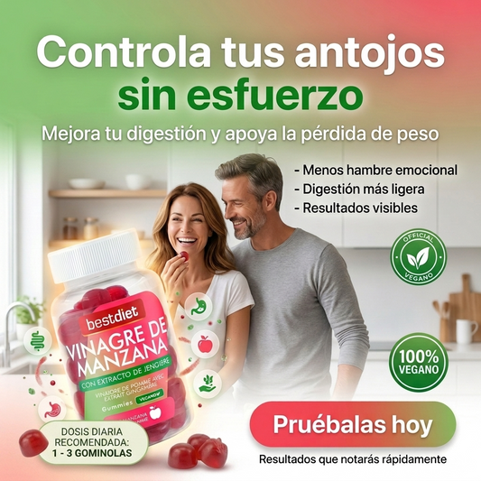 Gummies de Vinagre de Manzana – Llévate HOY 1+1 GRATIS