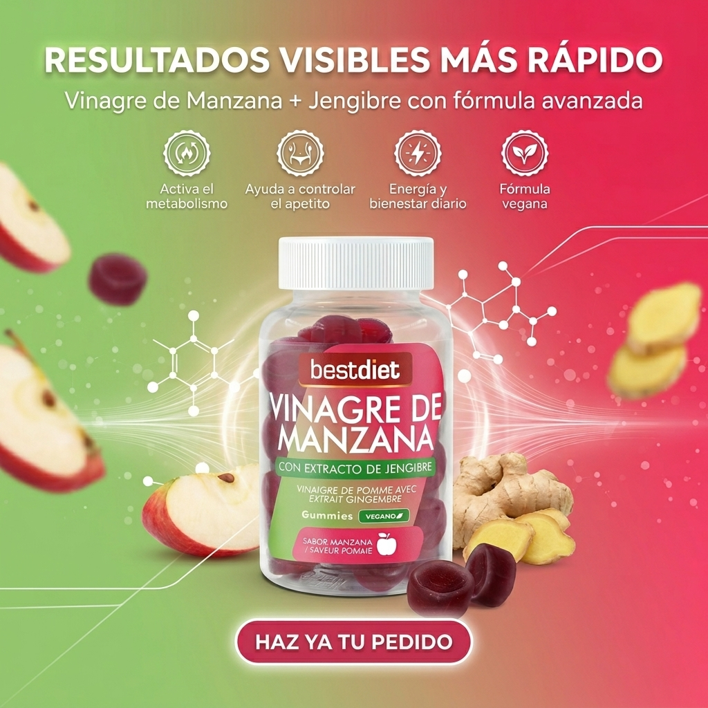 Gummies de Vinagre de Manzana – Llévate HOY 1+1 GRATIS