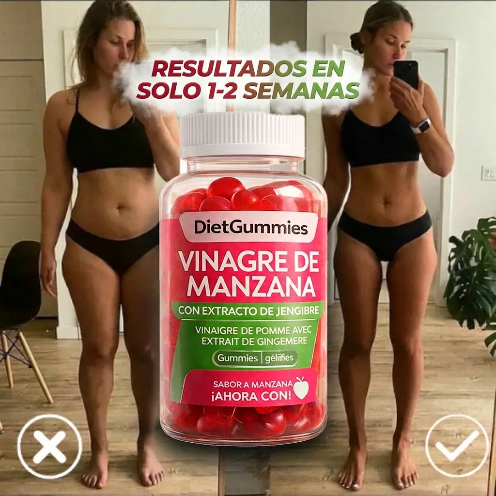Gummies de Vinagre de Manzana – Llévate HOY 1+1 GRATIS